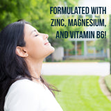 ZMA 120 Veg Tablets | Zinc, Magnesium Aspartate & Vitamin B6 | Muscle & Sleep
