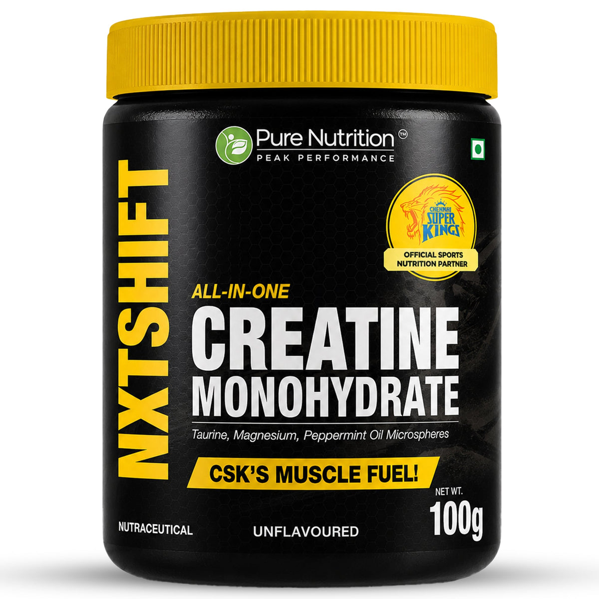 NXTShift Creatine Monohydrate with Taurine & Magnesium | Strength & Recovery - Nutrition by Pure Nutrition