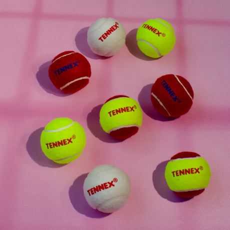 Cricket Tennis Ball Hard/Heavy Weight (Pack of 12) - Overarm Bowling | Tennex