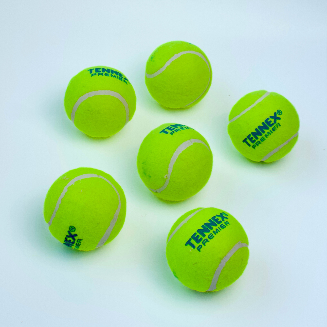 Cricket Tennis Ball Premier Light Weight (Pack of 6) - Turf / Box Cricket Underarm