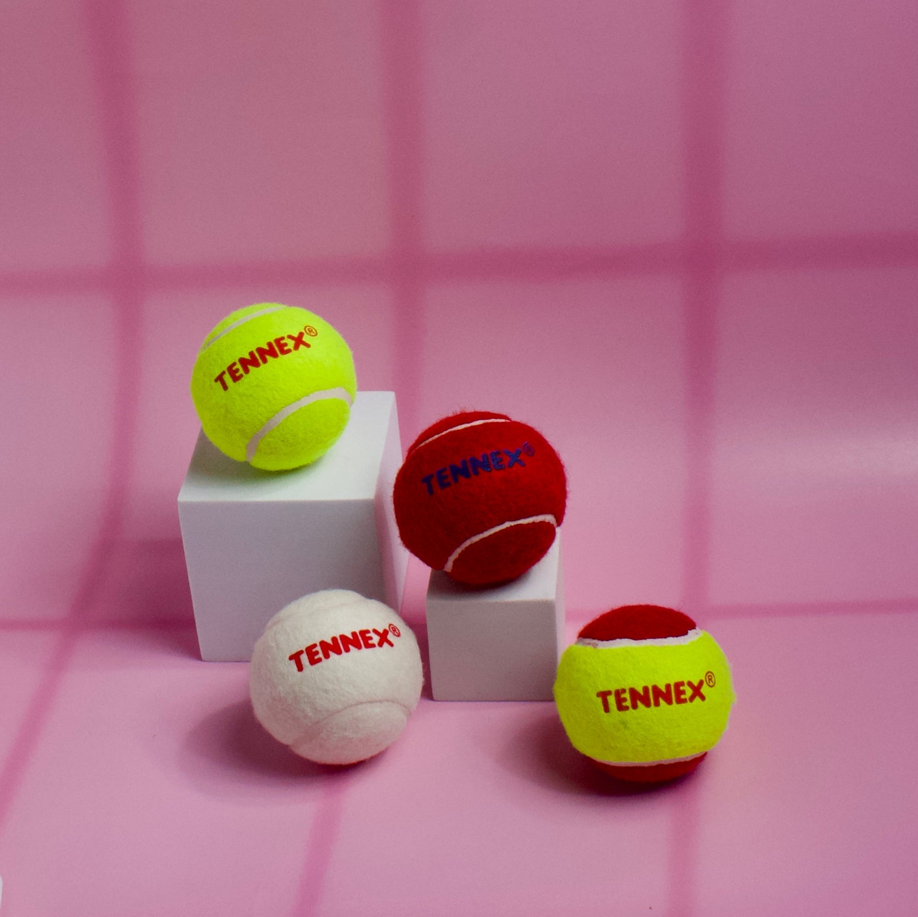 Cricket Tennis Ball Hard/Heavy Weight (Pack of 6) - Overarm Bowling