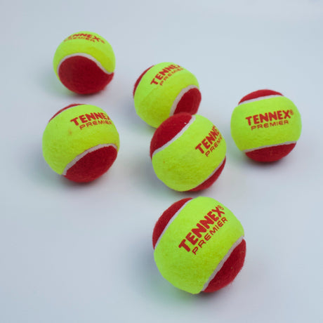Cricket Tennis Ball Premier Heavy Weight (Pack of 6) - Small Ground Overarm