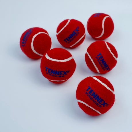Cricket Tennis Ball Premier Heavy Weight (Pack of 6) - Small Ground Overarm