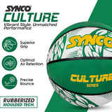 Synco Culture Basketball (Size-5) Green-white
