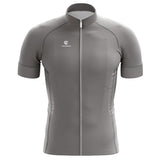 Men’s Half Sleeve Cycling Grey Jerseys | Custom Cycling Clothing