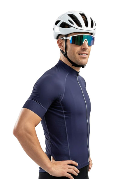 Men’s Cycling Jerseys Dark Blue | Custom Bicycle Clothing | Triumph