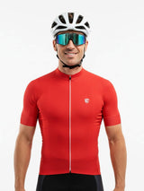 Men’s Dri-Fit Cycling Jerseys Red Color | Custom Cycling Wear