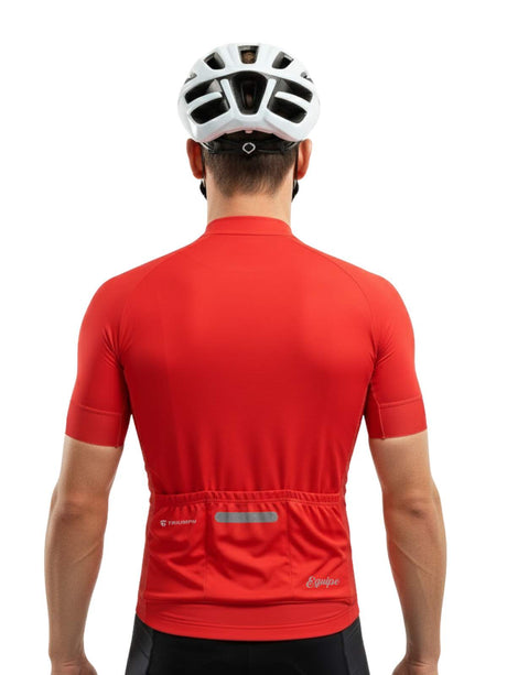 Men’s Dri-Fit Cycling Jerseys Red Color | Custom Cycling Wear | Triumph