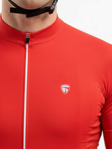 Men’s Dri-Fit Cycling Jerseys Red Color | Custom Cycling Wear