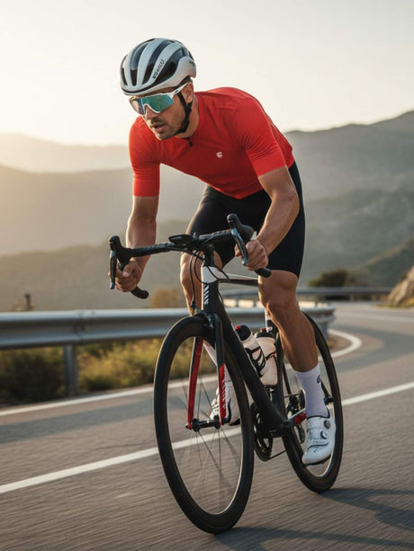 Men’s Dri-Fit Cycling Jerseys Red Color | Custom Cycling Wear | Triumph