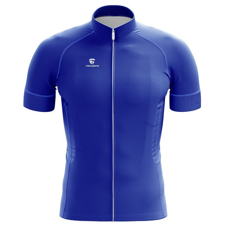 Mens Cycling Jersey Royal Blue | Long Riding Cycling Clothes | Triumph