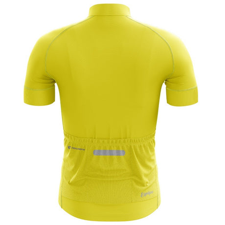 Men’s Cycling Jersey Yellow | Add Team Name Number and Logo | Triumph