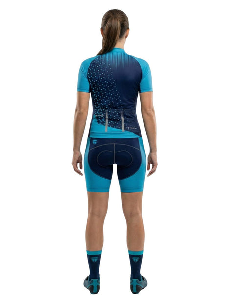 Race Fit Peloton Women Cycling Jerseys & Gel Padded Shorts | Triumph