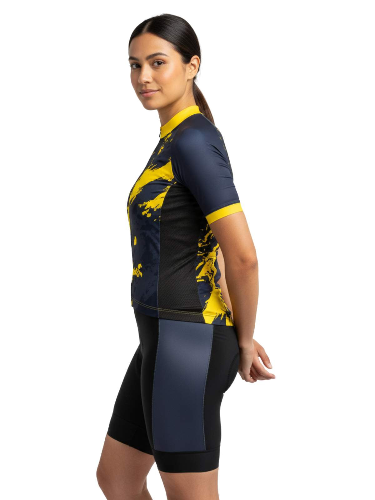 Girls Cycling Jersey Top Gel Tech Padded Shorts for Women Cyclist