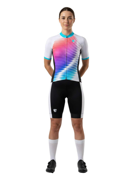 Cycling Jersey Peloton with Rear Pockets for Women, Bike Bicycle Padded Shorts Bottom Tights | Triumph