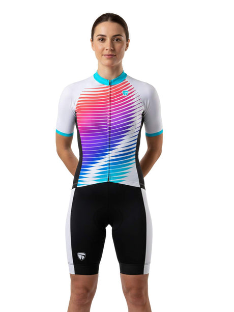 Cycling Jersey Peloton with Rear Pockets for Women, Bike Bicycle Padded Shorts Bottom Tights | Triumph