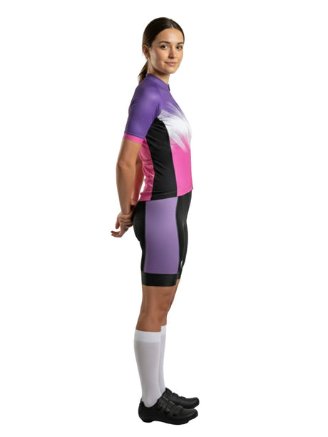 Cycling Jersey & Gel Padded Tights for Girls | Women Bike Bicycle Clothing Set | Triumph