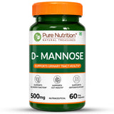 D-Mannose 500mg | 60 Veg Capsules - Nutrition by Pure Nutrition