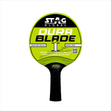 STAG GLOBAL Dura Blade Table Tennis Single Racket (Orange/Black) (Green/Black) (2025 Model)