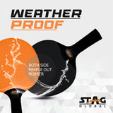 STAG GLOBAL Dura Blade Table Tennis Single Racket (Orange/Black) (Green/Black) (2025 Model)