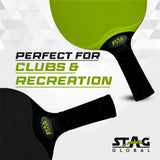 STAG GLOBAL Dura Blade Table Tennis Single Racket (Orange/Black) (Green/Black) (2025 Model)