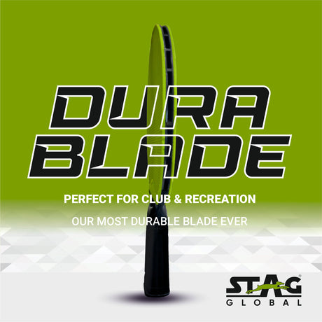 STAG GLOBAL Dura Blade Table Tennis Single Racket (Orange/Black) (Green/Black) (2025 Model)