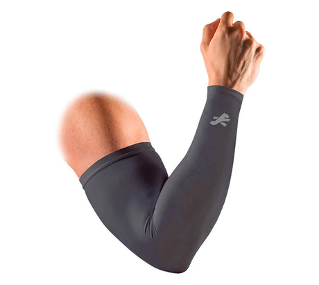 Nylon Compression Arm Sleeves For Men and Women (DARK GREY)