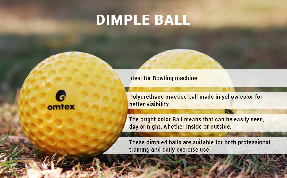 omtex Dimple Ball - Yellow (Standard Weight)
