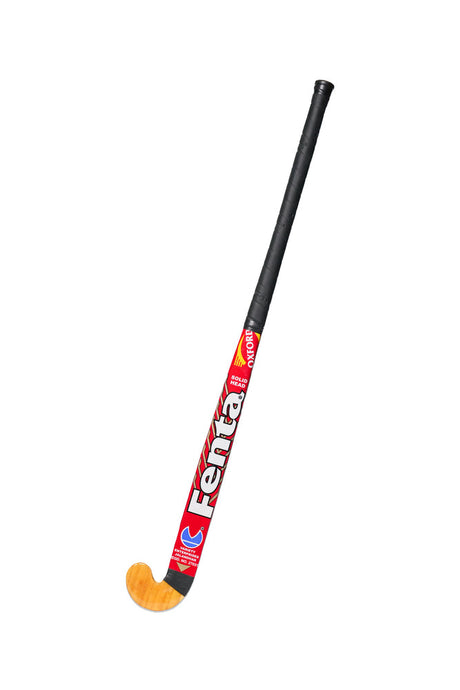 Double Fiberglass Hockey Stick with Selected Mulberry Head & Leather Grip | Fenta / Variety Enterprises