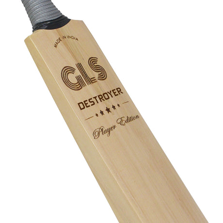 GLS Destroyer Engraved Kashmir Willow Scoop Bat For Hard Tennis Ball | Greenland Enterprises (Gls Sports)