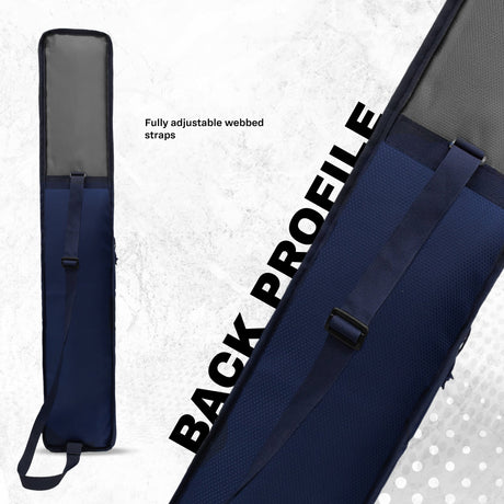 Hayden Grey Cricket Bat Cover Polyester Material, Premium Full Size Cover for Wooden and Plastic Bats with Heavy Duty Stitched Strap