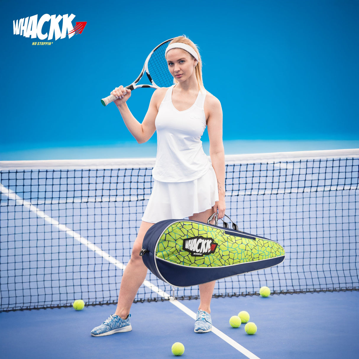 Pro Green 26L Unisex Lightweight Tennis Badminton Squash Equipment Cover Kit Bag | 4T 6B Racket |Duffel