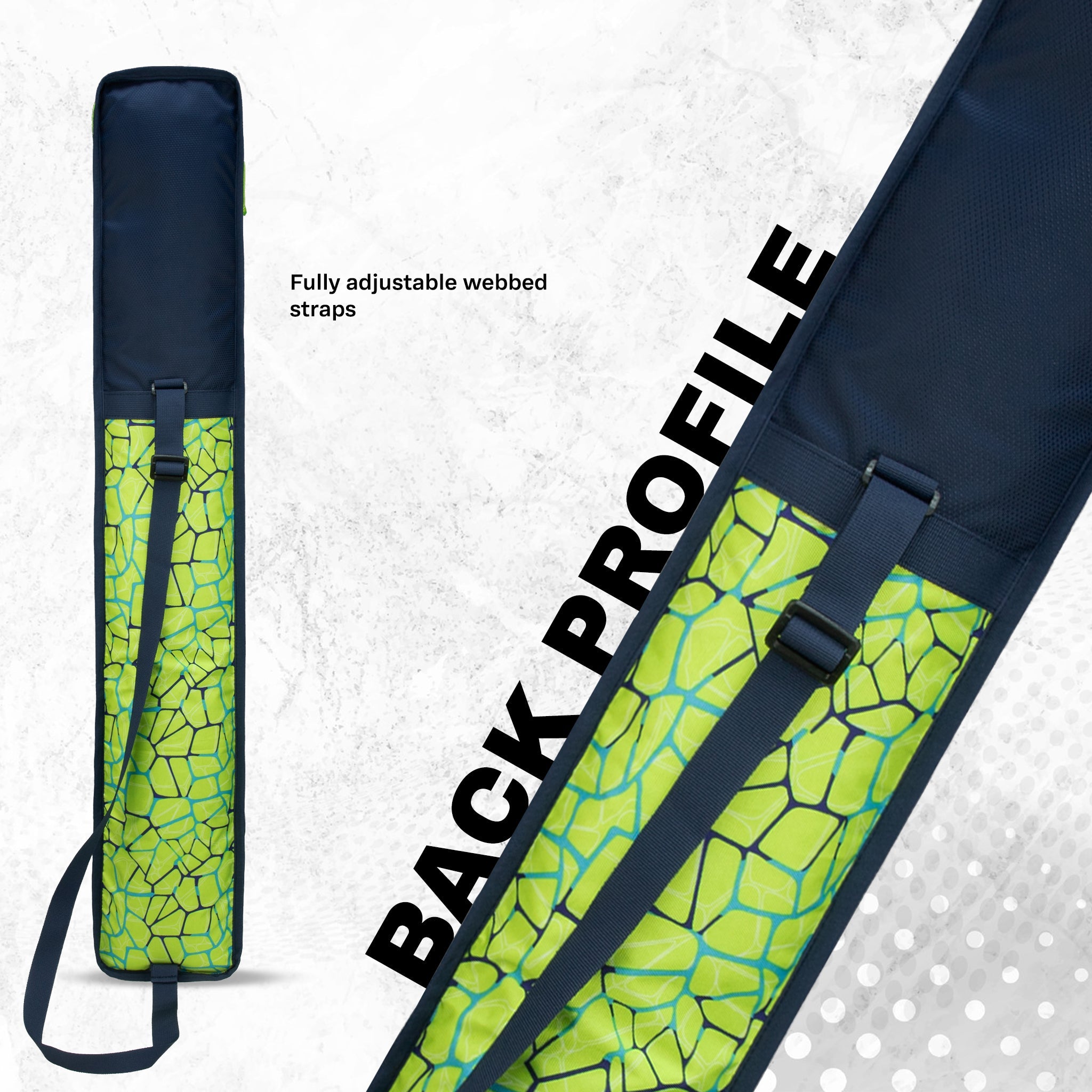 Hayden R39 Cricket Bat Cover Polyester Material, Premium Full Size Cover for Wooden and Plastic Bats with Heavy Duty Stitched Strap