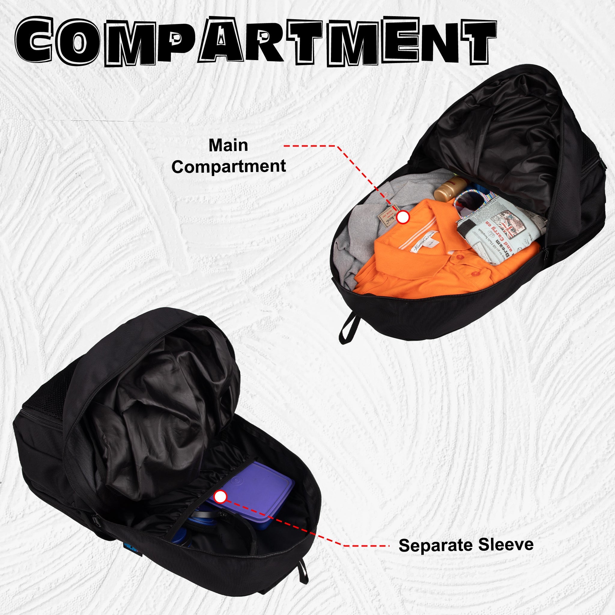 Strike Black 32L Football Basketball Volleyball Kitbag Shoe Ball Separate Pockets Equipment Bag Backpack| Soccer Bag| Boys Kids Adult Men| Mesh Shoe Ball Pocket| Bottle Holder| Easy Access Pocket Visit the WHACKK Store