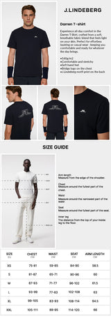 J Lindeberg Men's Darren T-Shirt - JL Navy