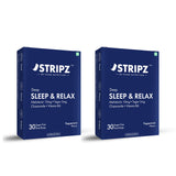 Deep Sleep & Relax Oral Strips – Melatonin, Botanicals & Vitamin B6 (30 Strips)