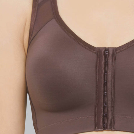 Ultimate Comfort Front Closure Full Coverage Non-Padded Non-Wired Bra for Posture Support