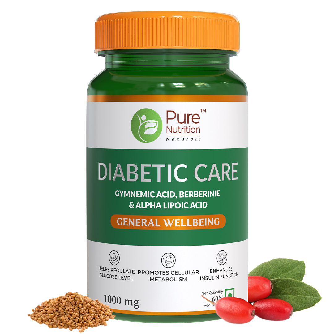 Glucose Metabolism Support  Gymnemic Acid, Berberine & ALA | Veg Tablets