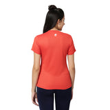 DOTTY Round Neck T-Shirt - Rust