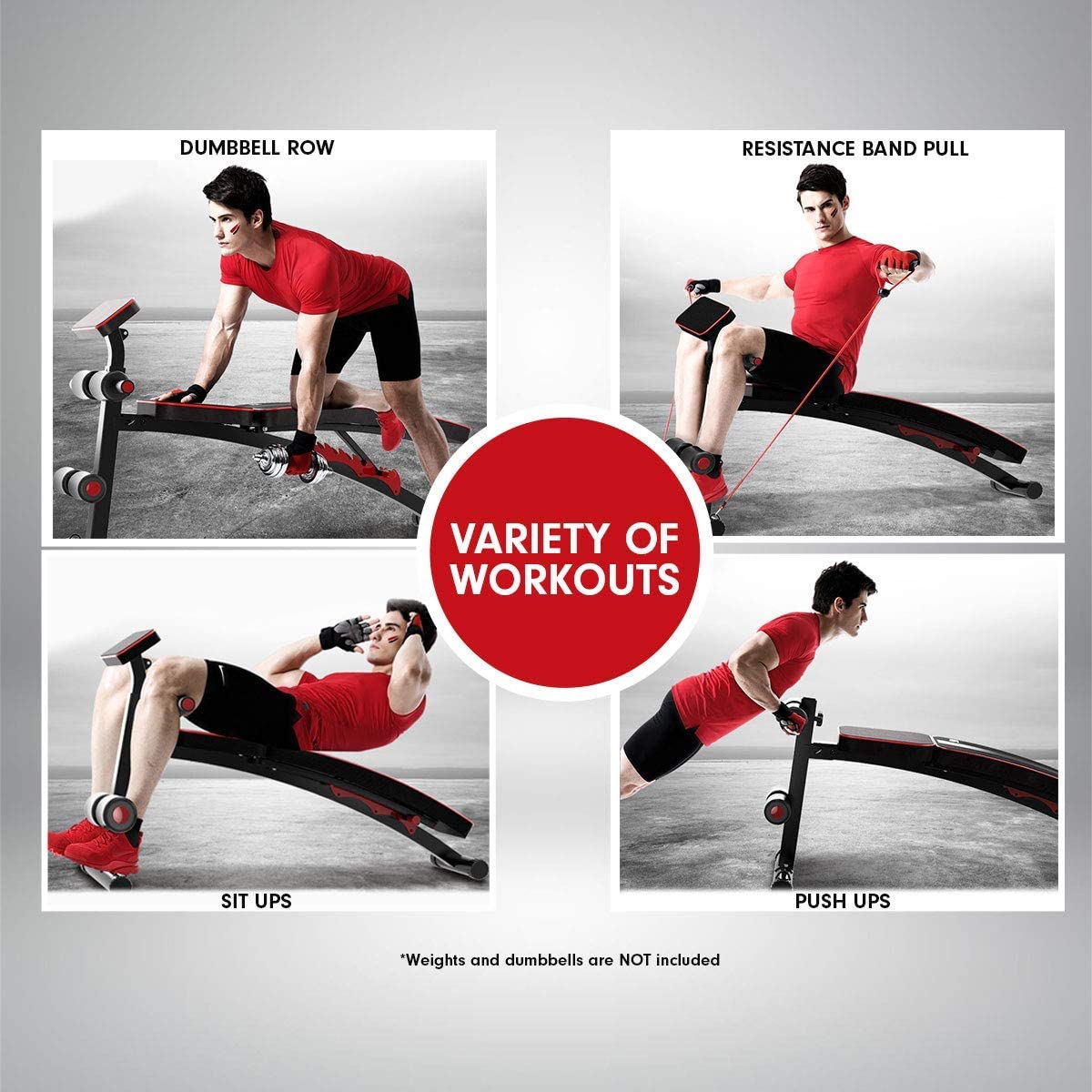 Kobo EB-1012 Multi Exercise Adjustable Bench