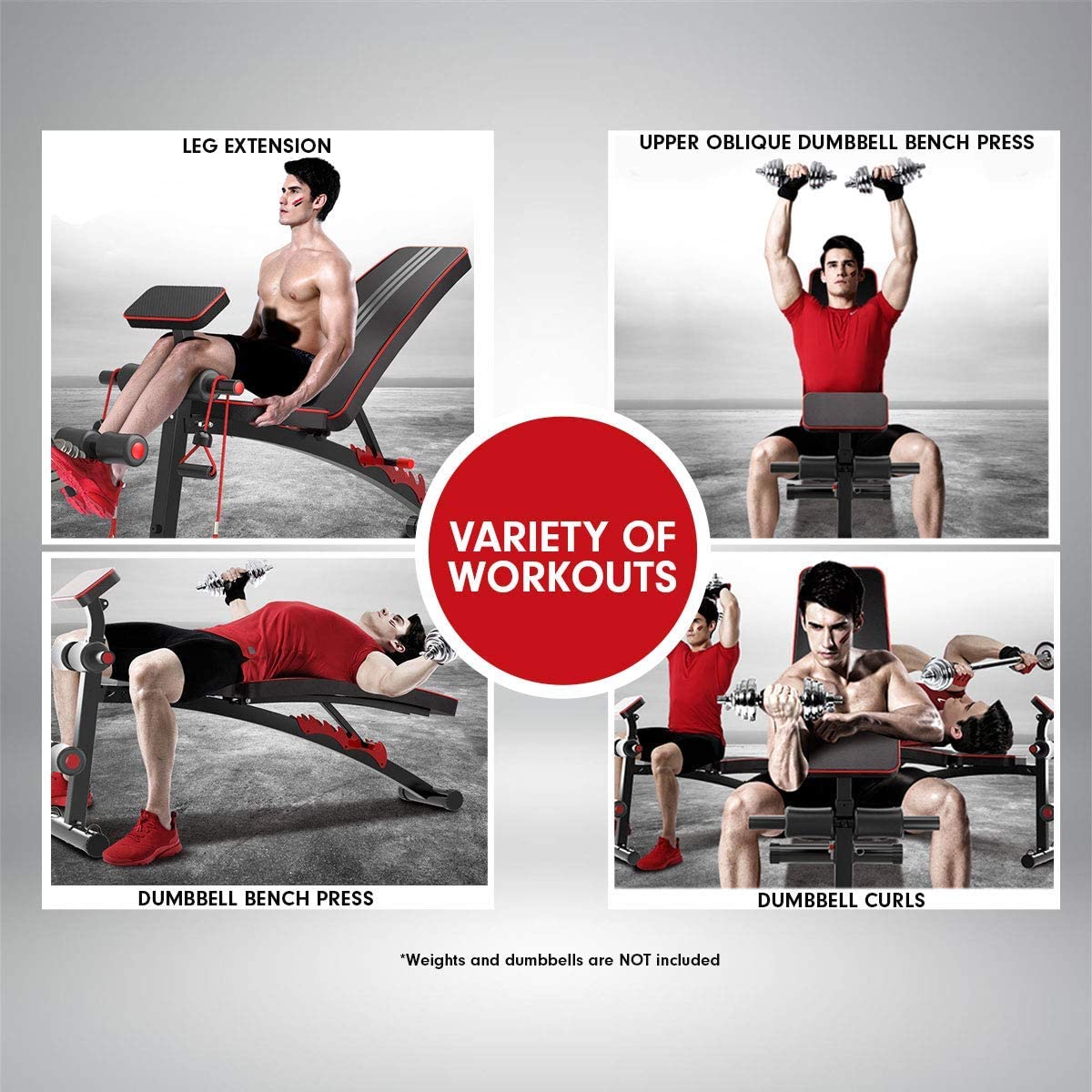 Kobo EB-1012 Multi Exercise Adjustable Bench