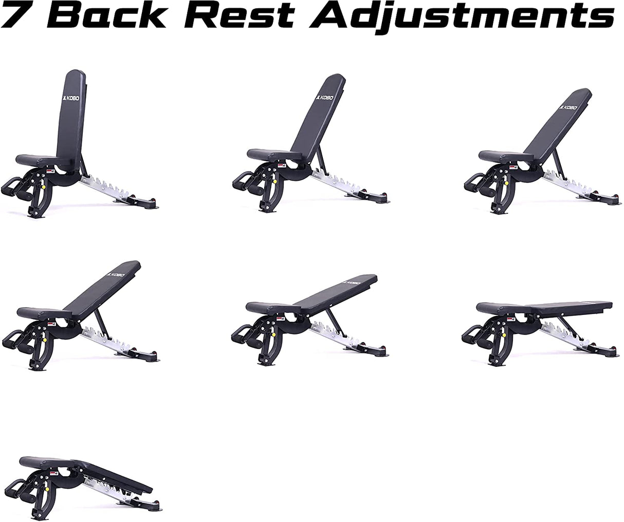 Kobo EB-1015 Commercial Multi Exercise Adjustable Bench