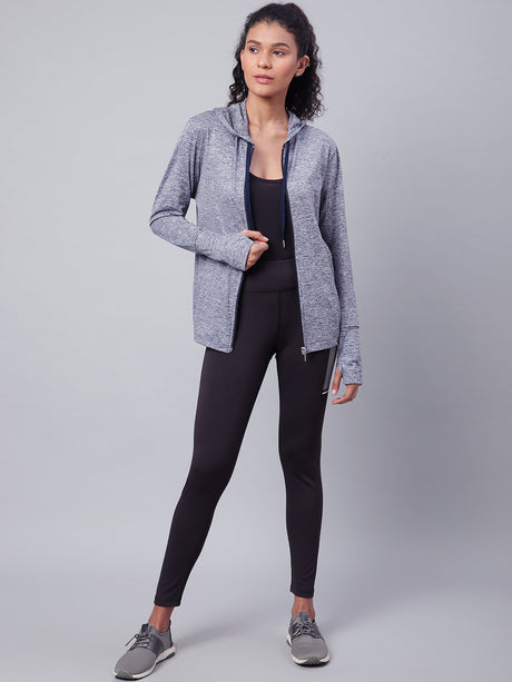 Alcis Women Black Solid Secure Fit Cropped Training Tights | Alcis