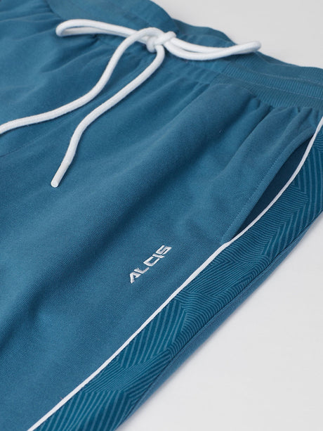 Alcis Women Blue Slim Fit Solid Cropped Joggers | Alcis