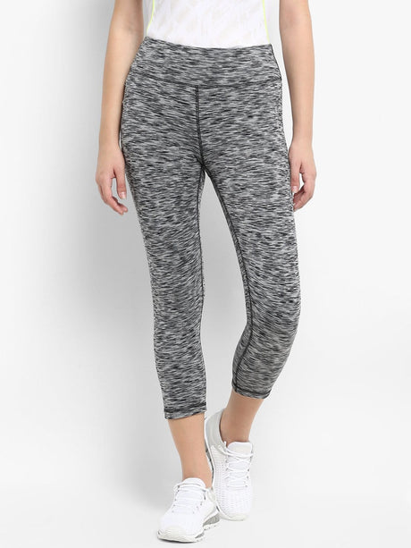 Alcis Women Solid Charcoal Tights | Alcis