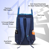 Hammond 73L Unisex Cricket Kit Bag|Adult Size|2 Bat|Shoe/Helmet Pocket|Main Compartment 20" Leg Pad|2 Bottle Holder| Easy Access Pocket| Player Edition Senior (Aqua Blue)