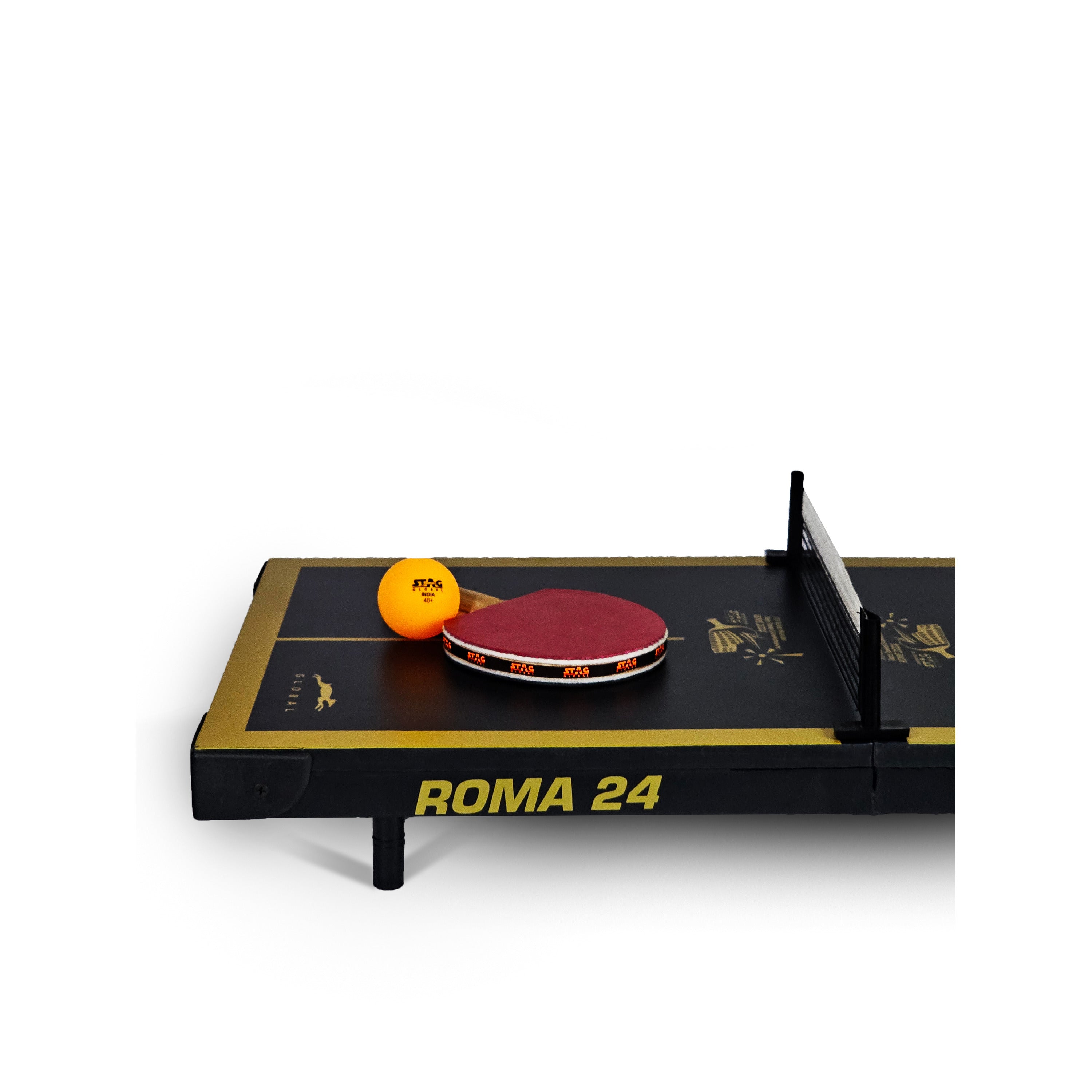 STAG GLOBAL Roma 24 Super mini | World Masters Championship 2024 | Black And  Gold | With Custom  Sling  Bag