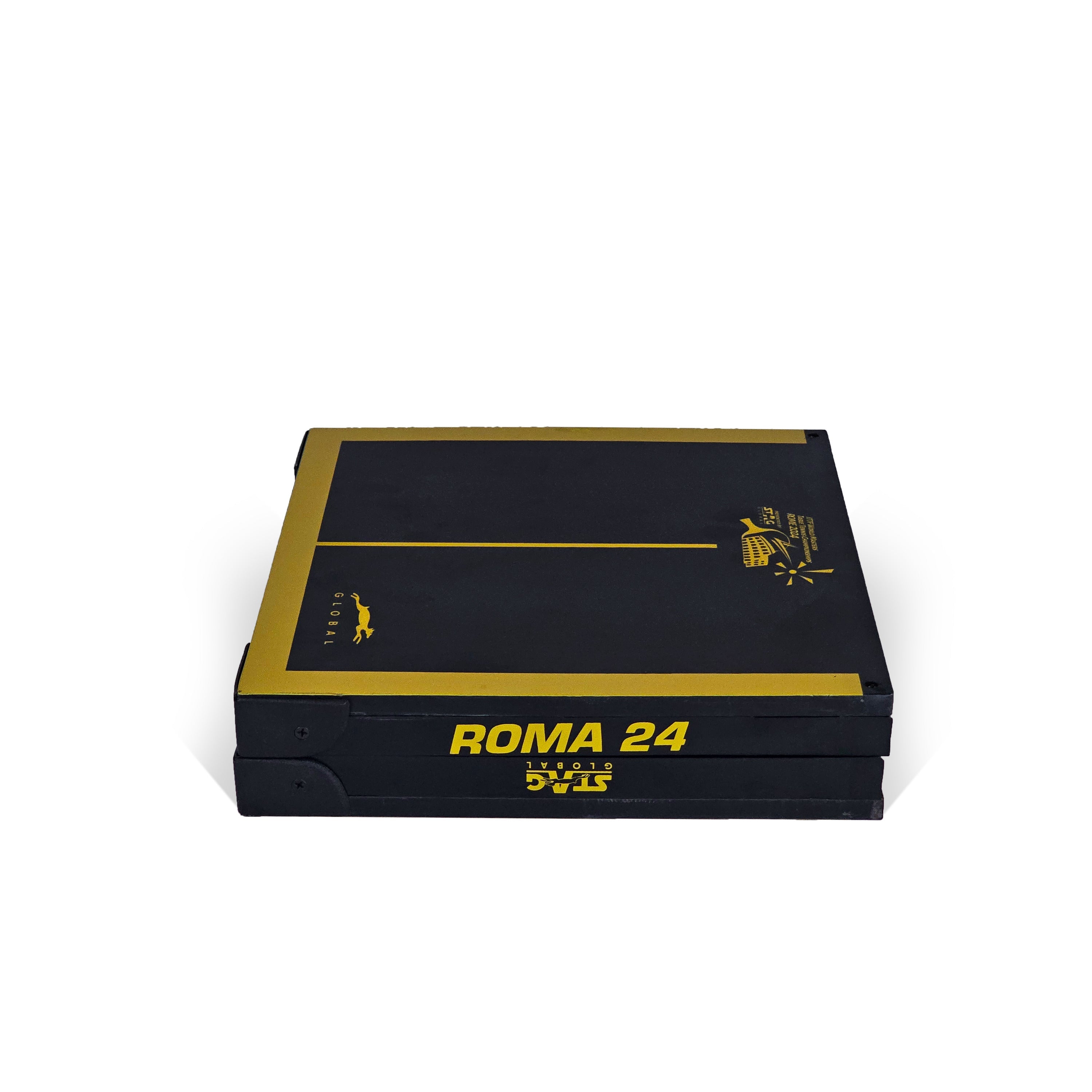STAG GLOBAL Roma 24 Super mini | World Masters Championship 2024 | Black And  Gold | With Custom  Sling  Bag