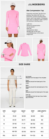 J Lindeberg Women's Ella Compression Top - Eosine Pink