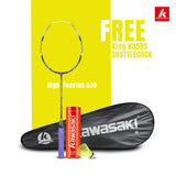 High Tension G30 Unstrung Badminton Racket(Green)- 4U/G1